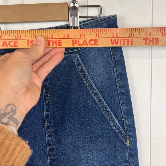 Driftwood Farrah Flare Jeans Dark Wash 31 X 32 Retro 70's Hippie Boho Denim - Picture 7 of 10